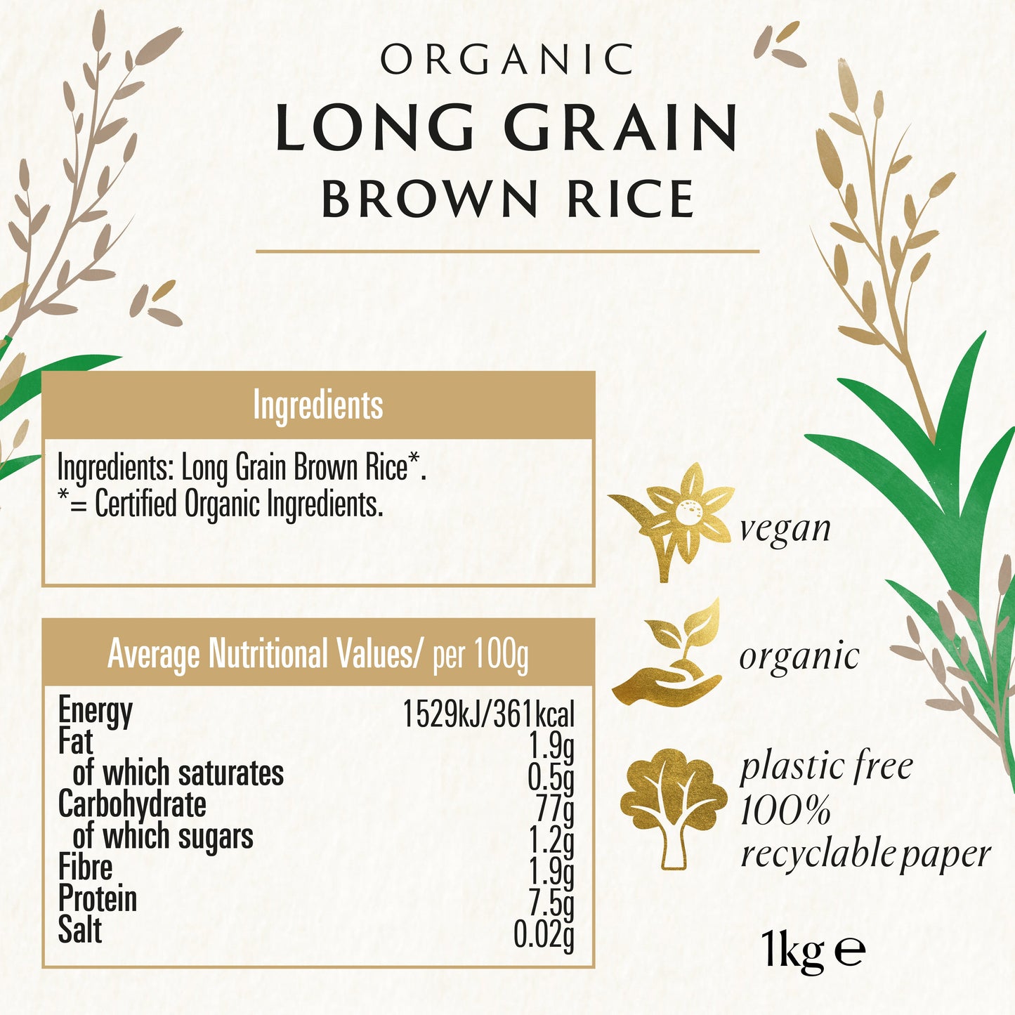 Biona LONG GRAIN BROWN RICE
