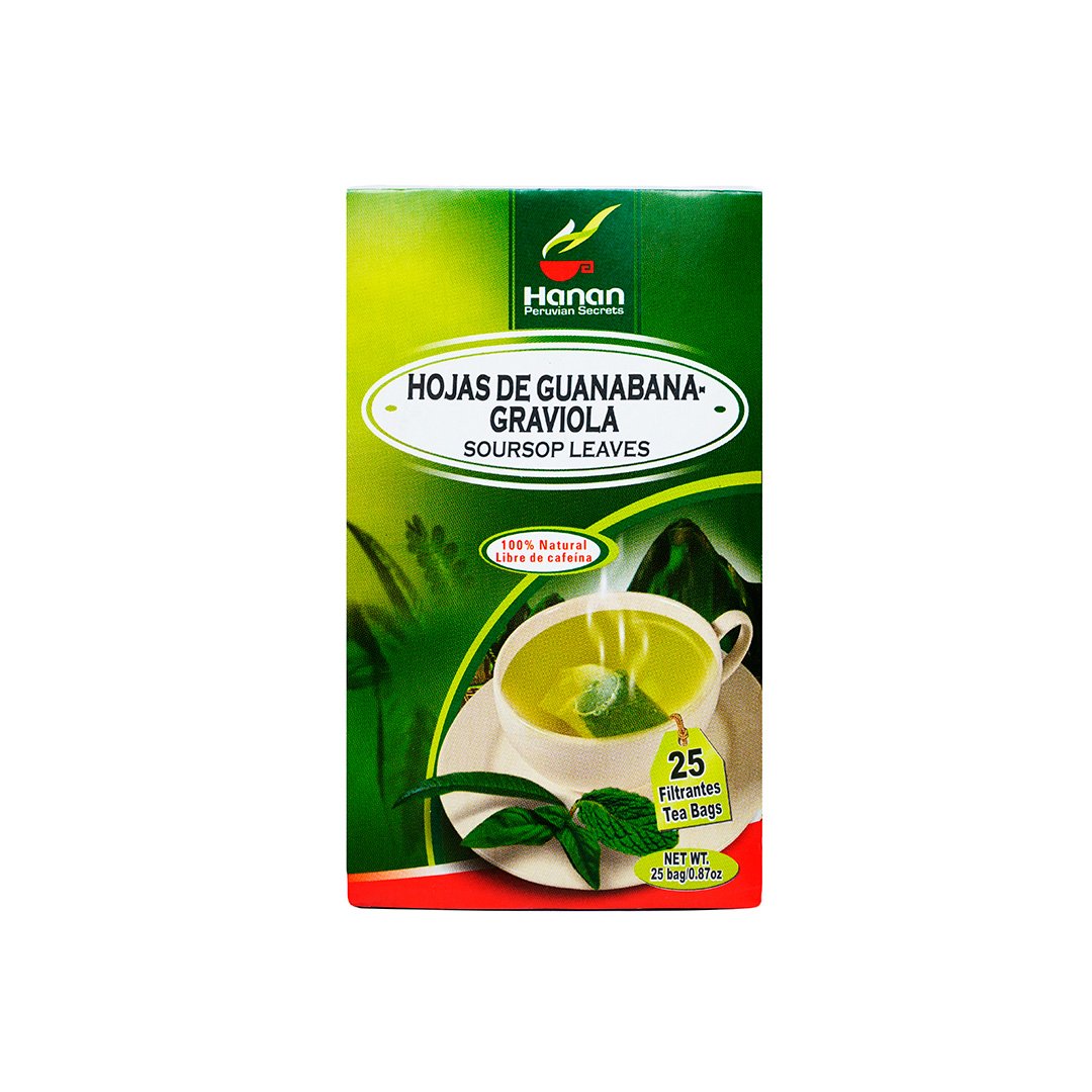 Soursop Leaves Herbal Tea | Hojas De Guanabana - Graviola | 25 Teabags