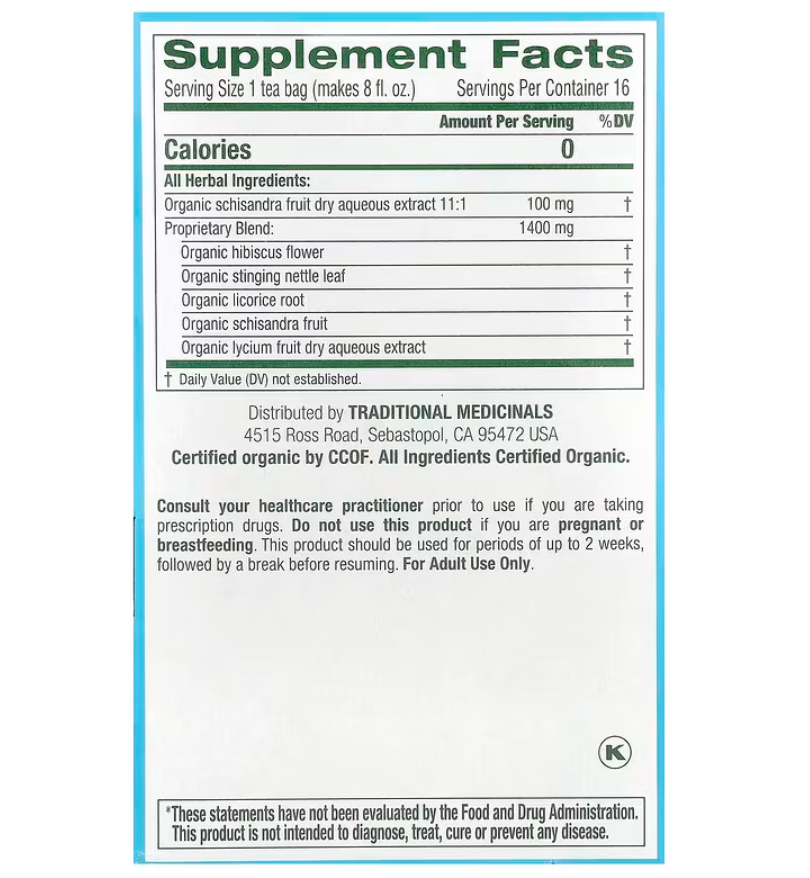 Traditional Medicinals Traditional Medicinals Everyday Detox Tea - 16 Tea Bags