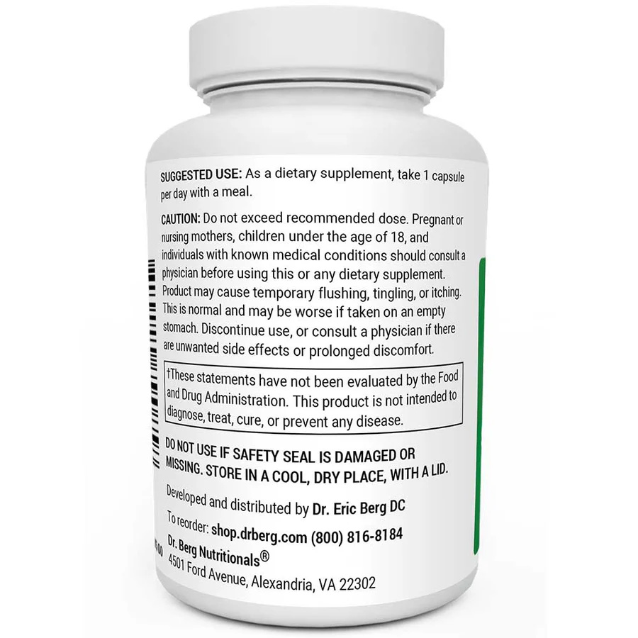 【新品上市!】煙酸 - 500 毫克維生素 B3 - 100 粒明膠膠囊(Niacin - 500 mg of Vitamin B3 - 100 Gelatin Capsules)
