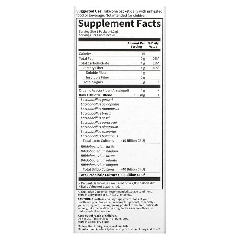 Garden of Life Dr. Formulated Probiotics Fitbiotic