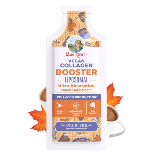 MaryRuth's Collagen Booster | Sugar-Free | Liposomal Liquid with Vitamin C, Vitamin E, Zinc | Skin Care & Joint Support | Vegan | 7.6 Fl Oz