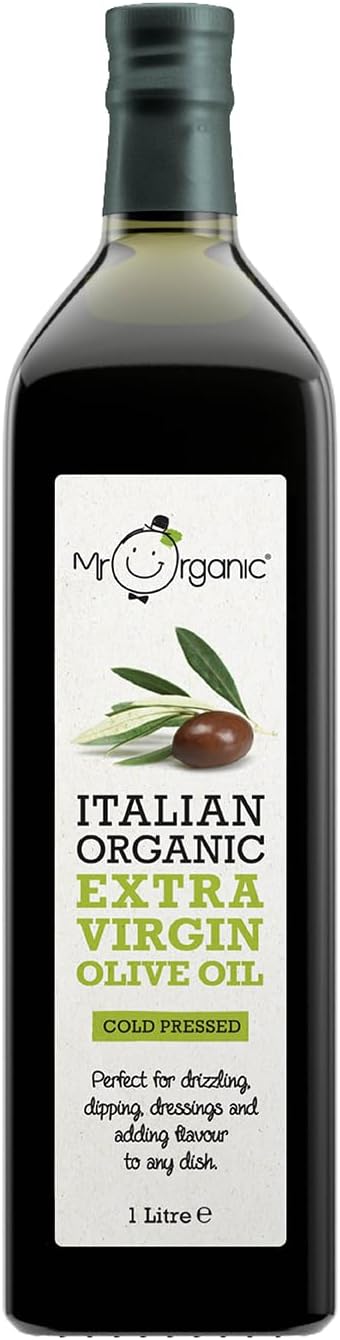 Mr Organic - Italian Organic Extra Virgin Olive Oil - Cooking Oil for Home Cooking - No Additives