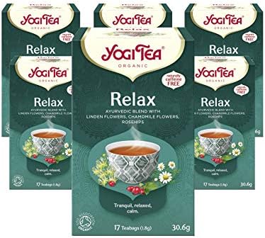 Yogi Tea, Throat Comfort, Organic Herbal Tea, Naturally Caffeine Free, Blend of Liquorice, Fennel and Thyme, 6 Packs x 17 Tea Bags (102 Teabags Total)