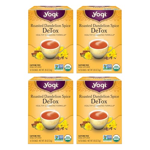 Yogi Tea Roasted Dandelion Spice DeTox Tea - 16 Tea Bags per