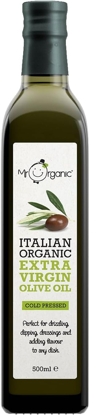 Mr Organic - Italian Organic Extra Virgin Olive Oil - Cooking Oil for Home Cooking - No Additives