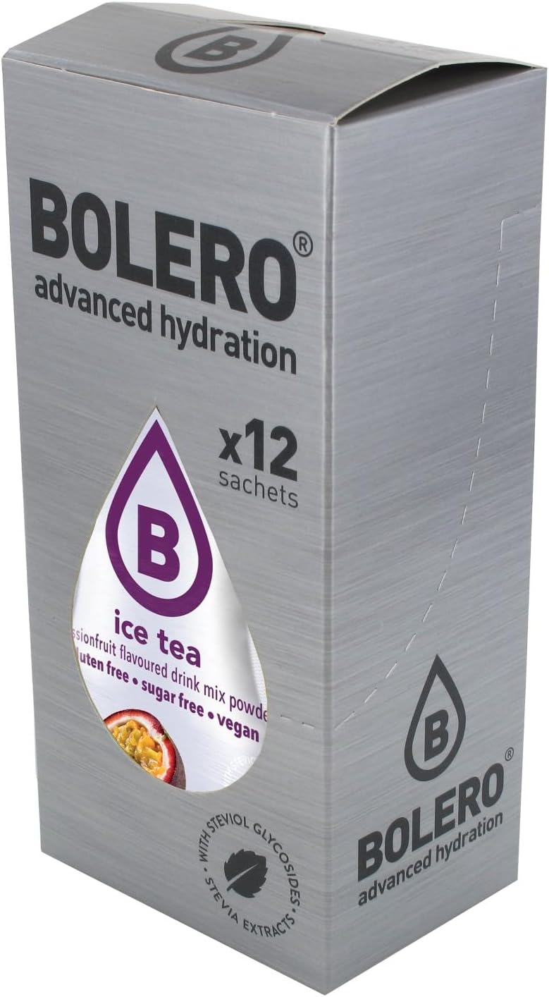 Bolero Ice Tea Passion Fruit - (1x3g) sugar-free, fresh drink with vitamin C.