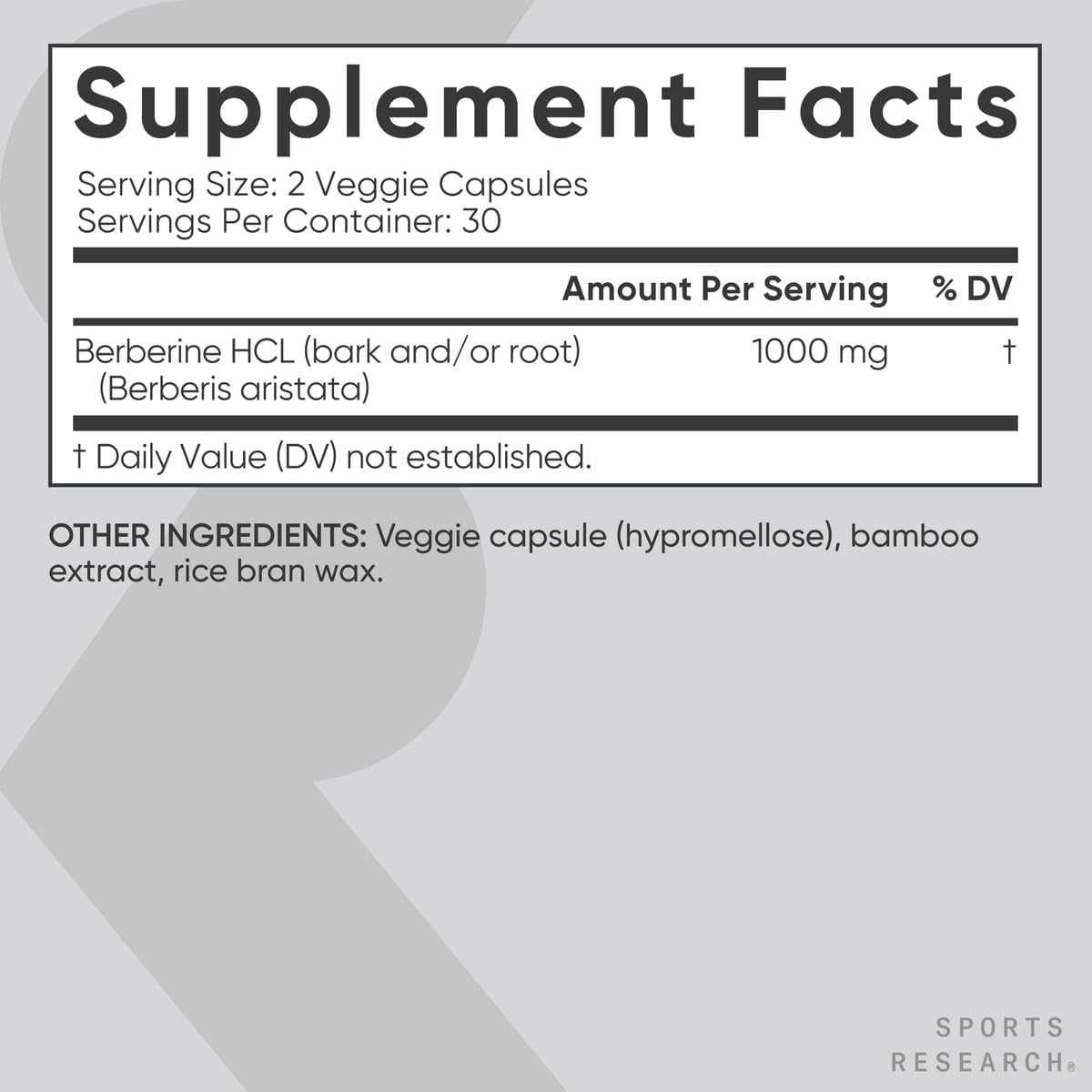 Sports Research Berberine Supplement with Coconut Oil - Herbal & Ayurvedic Metabolic Health Support - Berberine 500mg, 90 Softgels - Gluten-Free, Non-GMO Berberine Powder