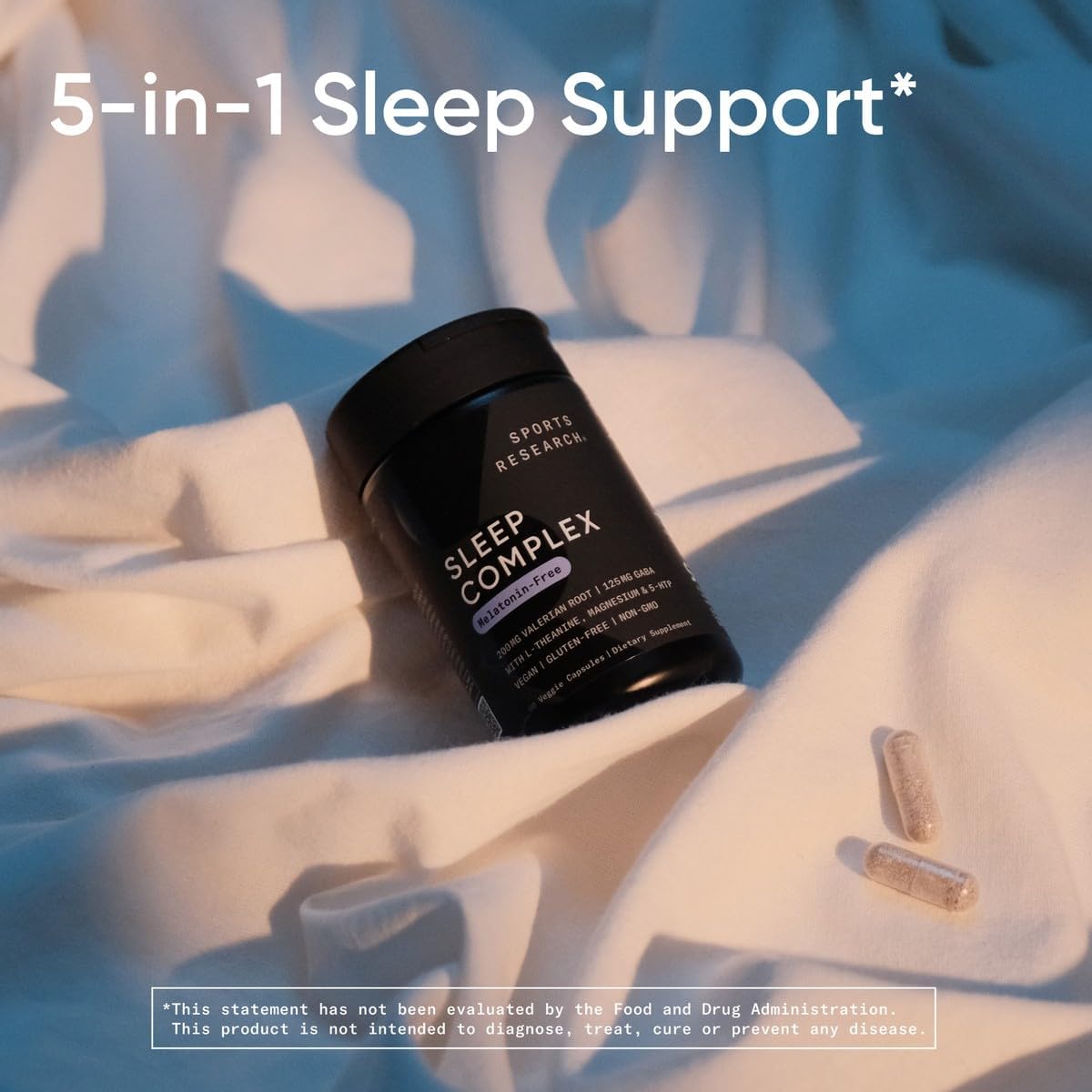 Sports Research L-Theanine 200mg with Organic Coconut Oil | Suntheanine Supplement for Focus, Relaxation & Alertness | Double Strength, Non-GMO & Gluten Free