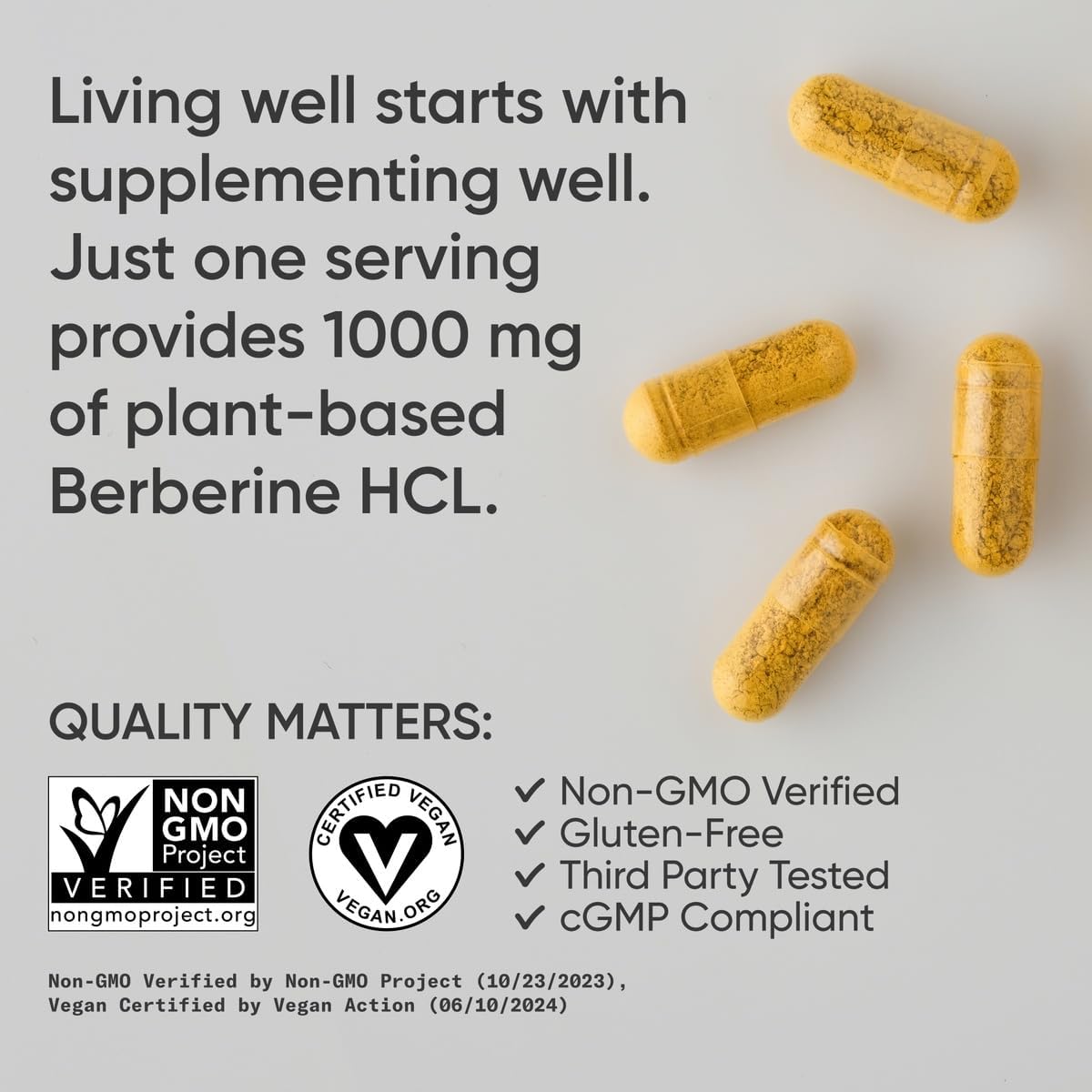 Sports Research Berberine Supplement with Coconut Oil - Herbal & Ayurvedic Metabolic Health Support - Berberine 500mg, 90 Softgels - Gluten-Free, Non-GMO Berberine Powder