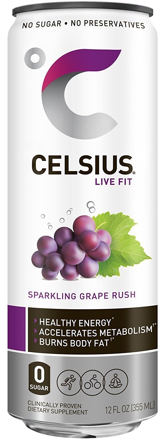 CELSIUS Sparkling Orange, Functional Essential Energy Drink 12 Fl Oz