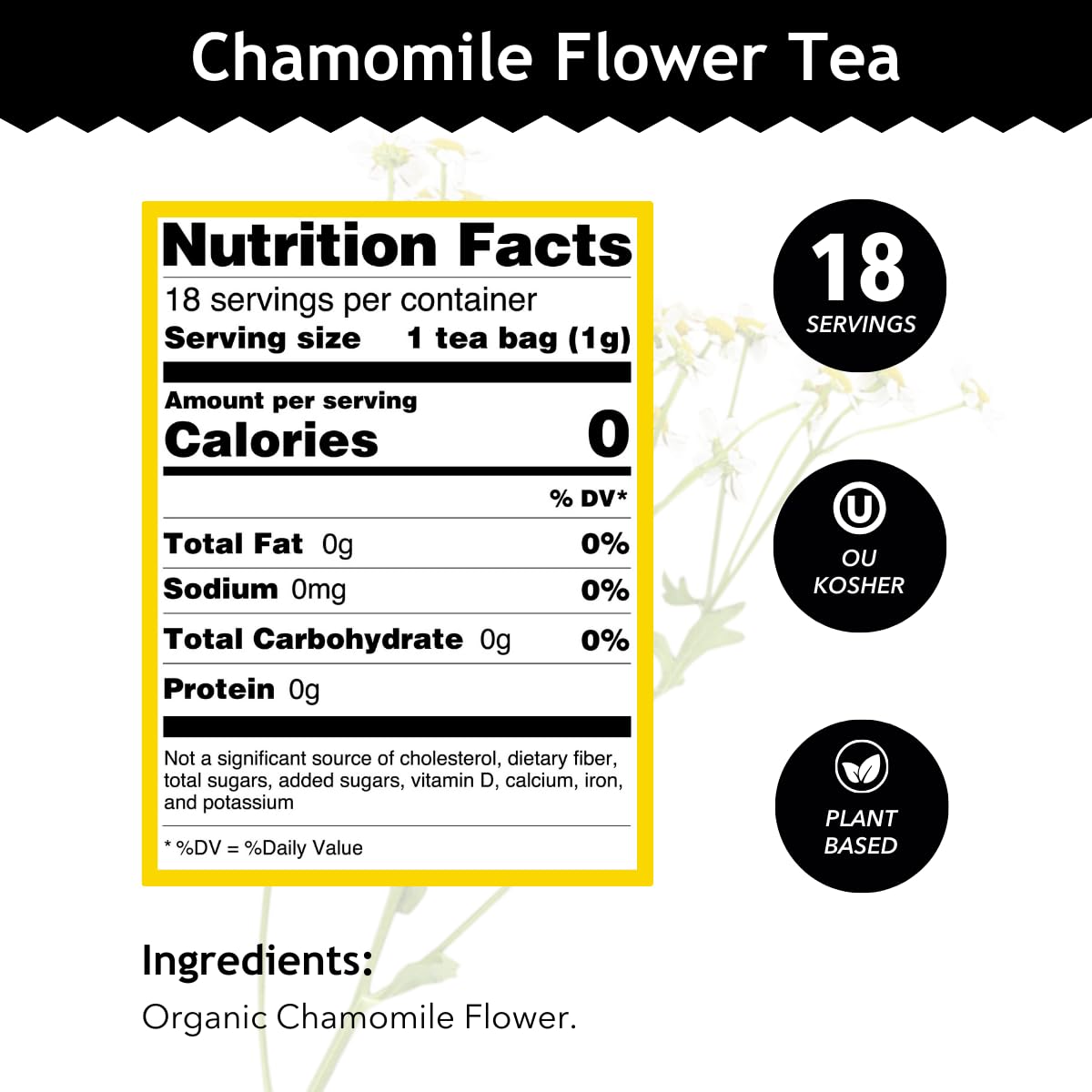 Buddha Teas Organic Dandelion Root Tea – 18 Bleach-Free Tea Bags – Caffeine-Free Tea with a Rich, Earthy Taste, Natural Source of Vitamins, Minerals, and Antioxidants, Kosher, GMO-Free