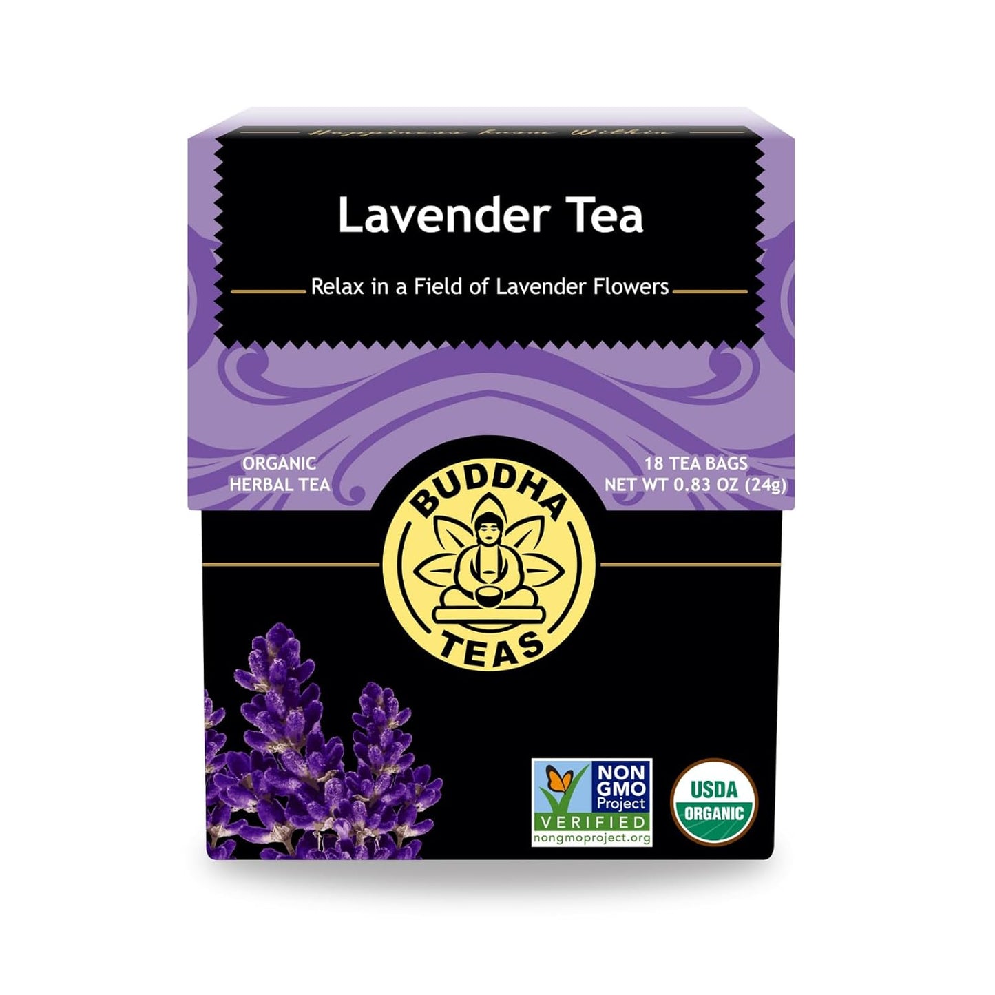 Buddha Teas Organic Dandelion Root Tea – 18 Bleach-Free Tea Bags – Caffeine-Free Tea with a Rich, Earthy Taste, Natural Source of Vitamins, Minerals, and Antioxidants, Kosher, GMO-Free