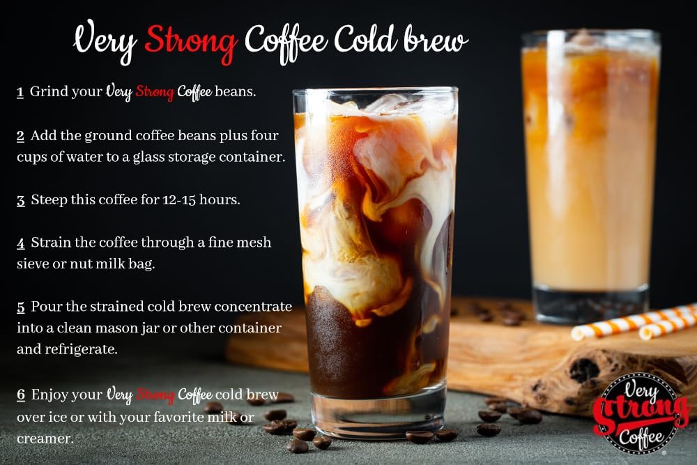 Very Strong Coffee Whole Coffee Beans - 500g 100% Robusta High Roast Twice the Caffeine Twice the Taste (Whole Beans, 500g)