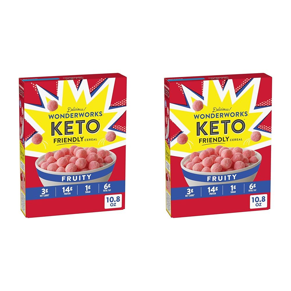 Chocolate Wonderworks Keto Friendly Breakfast Cereal, Keto Friendly Snack, 1g sugar, 10.2 oz