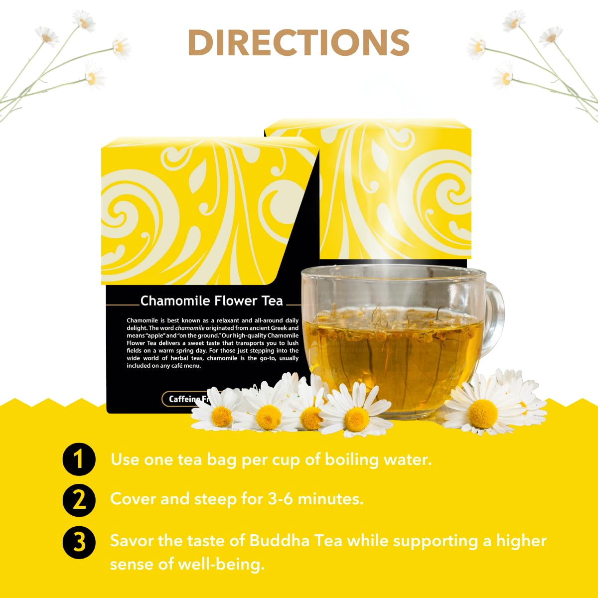 Buddha Teas Organic Dandelion Root Tea – 18 Bleach-Free Tea Bags – Caffeine-Free Tea with a Rich, Earthy Taste, Natural Source of Vitamins, Minerals, and Antioxidants, Kosher, GMO-Free
