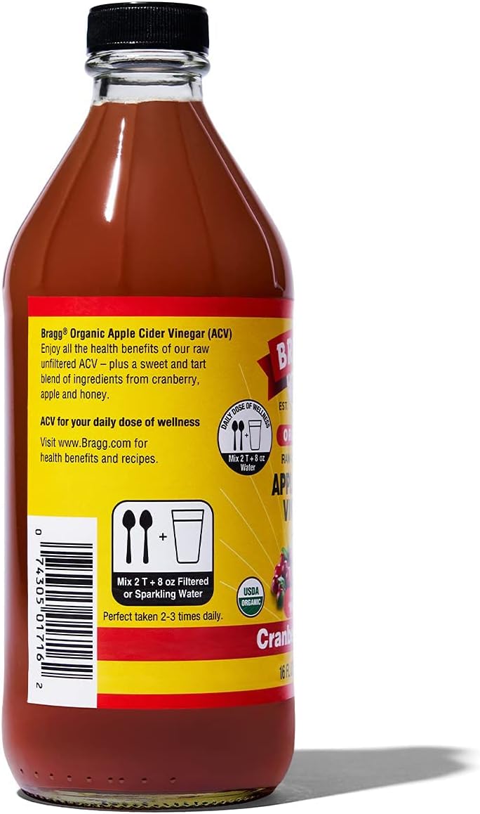 Bragg Organic Apple Cider Vinegar Cranberry Apple 473ml