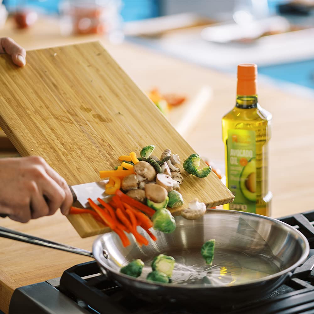 Better Body Foods Refined Avocado Oil, Non-GMO Cooking Oil, Kosher, Keto and Paleo Diet Friendly, for High-Heat Cooking, Frying, Baking, 100% Pure Avocado Oil, 500 mL, 16.9 Fl Oz