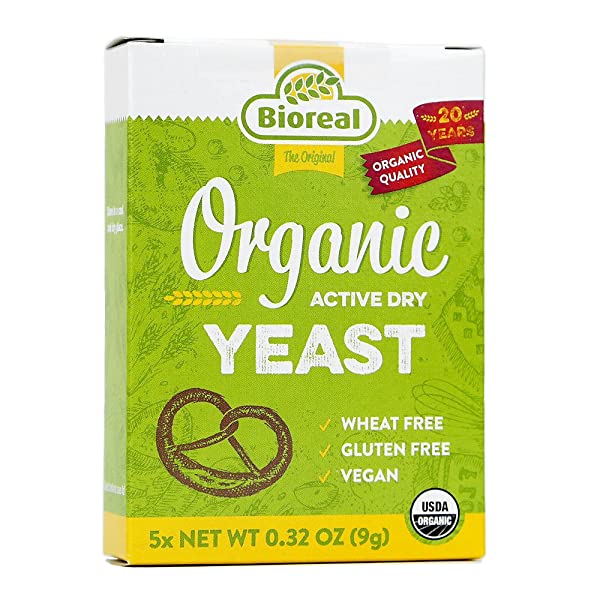 Bioreal Organic Active Yeast 5 sachets x9g