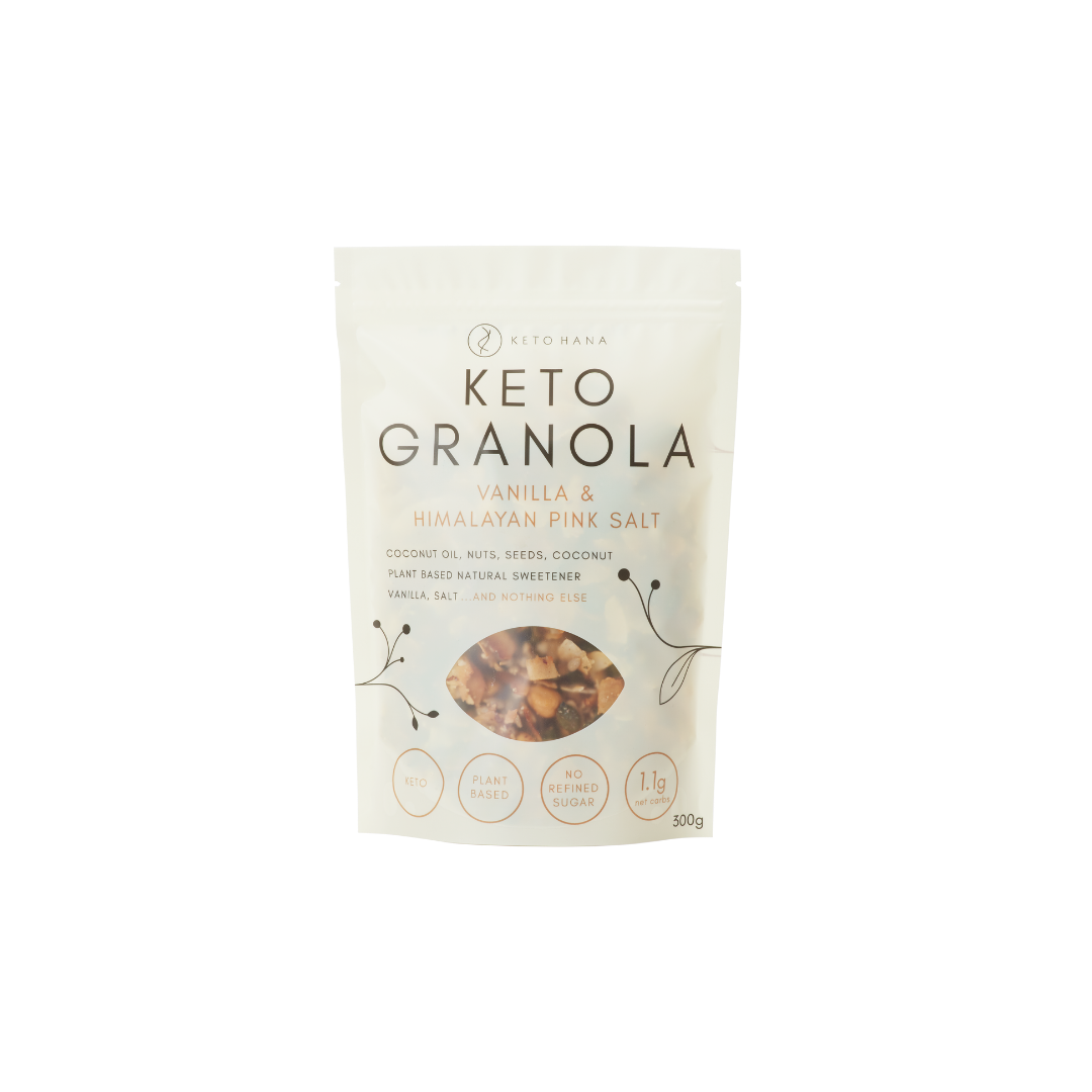 Vanilla & Himalayan Pink Salt Keto Granola