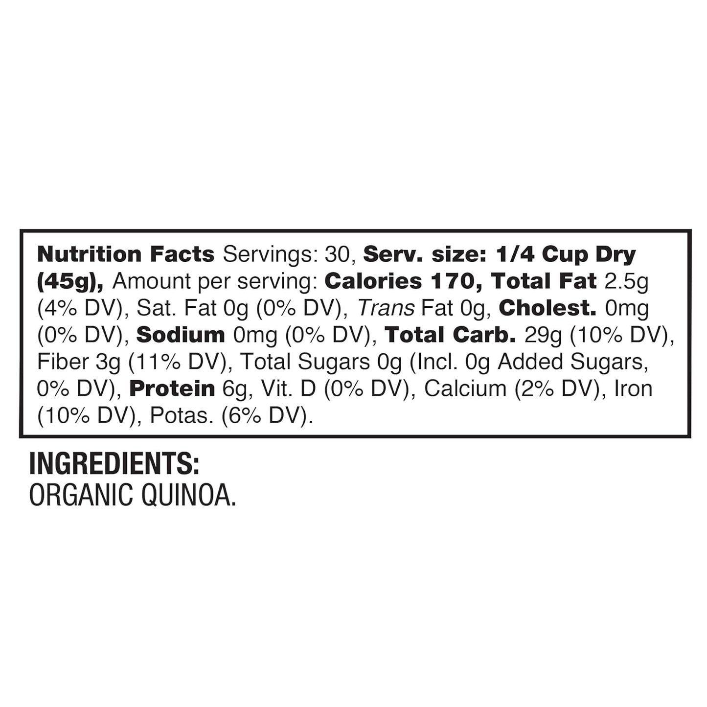 BetterBody Foods Organic Quinoa, 1 Lb