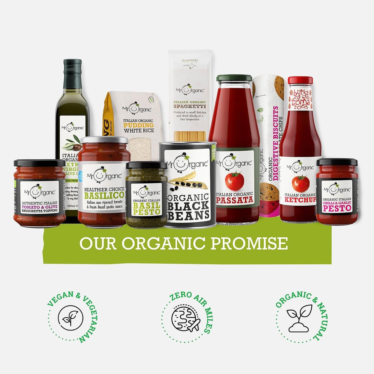 Mr Organic - Italian Organic Extra Virgin Olive Oil - Cooking Oil for Home Cooking - No Additives