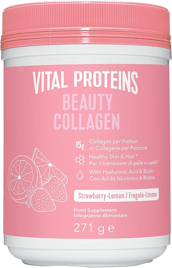 Vital Proteins Beauty Collagen Peptides Powder Strawberry Lemon 271g