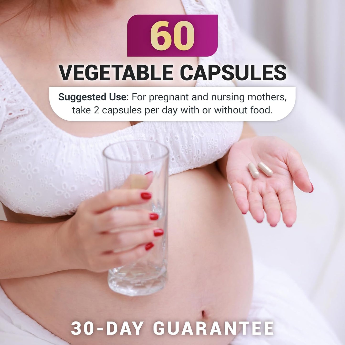 Dr. Berg Natural Prenatal Vitamins for Women (Pregnant & Nursing) - Prenatal Vitamins with Folate, Vitamins, Minerals, Omegas, &11 Powerful Superfoods - Womens Prenatal Multivitamin - 60 Capsules