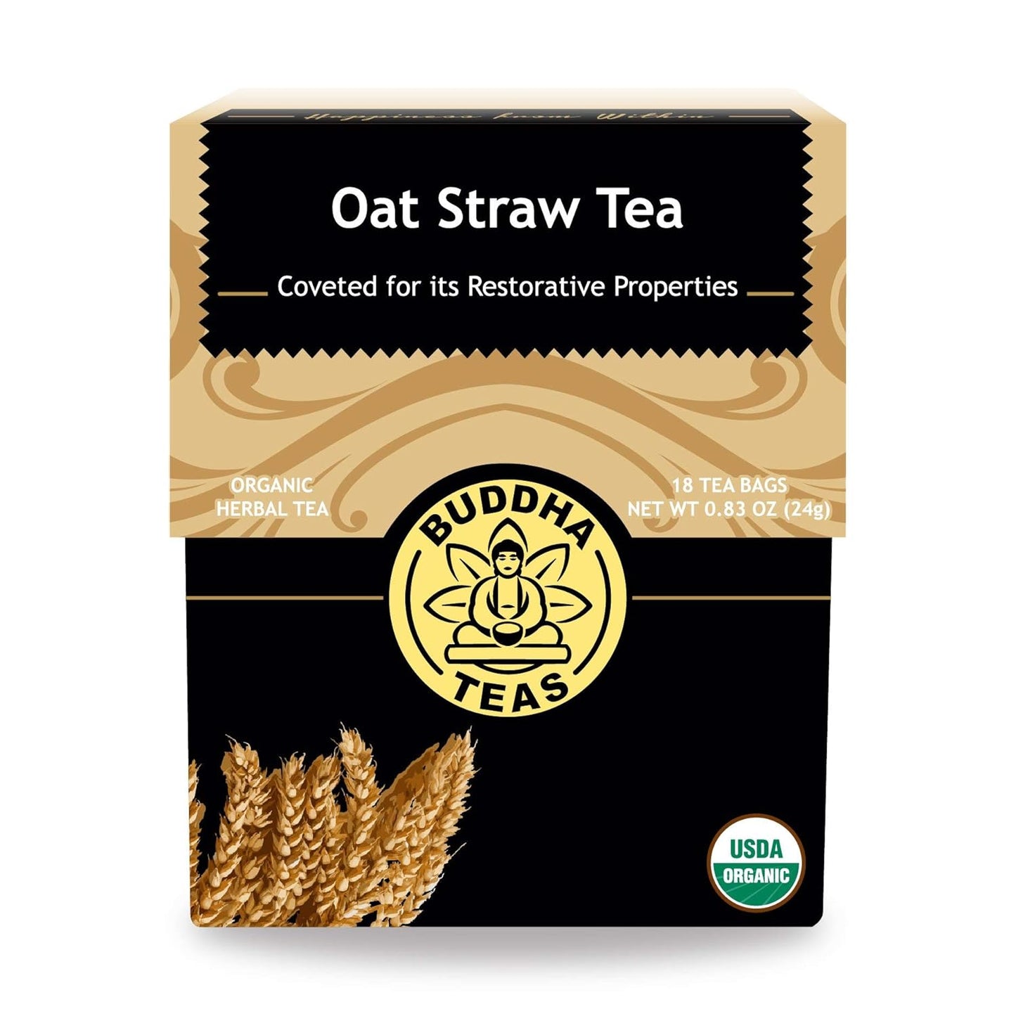 Buddha Teas Organic Dandelion Root Tea – 18 Bleach-Free Tea Bags – Caffeine-Free Tea with a Rich, Earthy Taste, Natural Source of Vitamins, Minerals, and Antioxidants, Kosher, GMO-Free