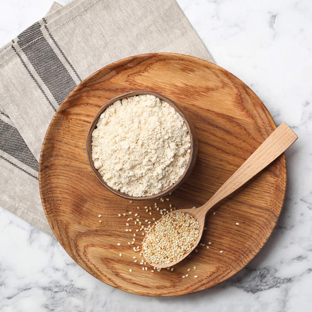 Kevala Organic Sesame Flour - 16 oz – 1 LB – Gluten Free – Sesame Seeds Organic – Vegan Flour – Raw Unhulled Seeds