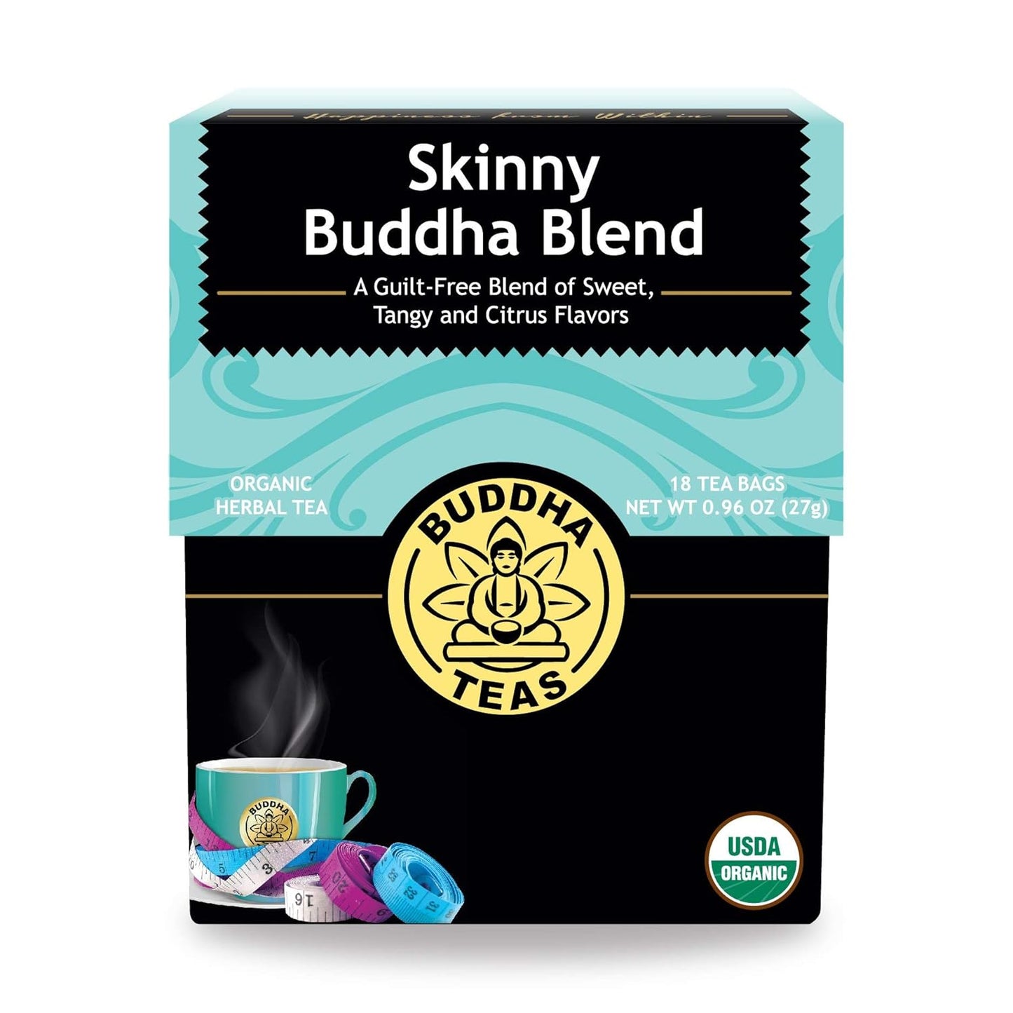 Buddha Teas Organic Dandelion Root Tea – 18 Bleach-Free Tea Bags – Caffeine-Free Tea with a Rich, Earthy Taste, Natural Source of Vitamins, Minerals, and Antioxidants, Kosher, GMO-Free