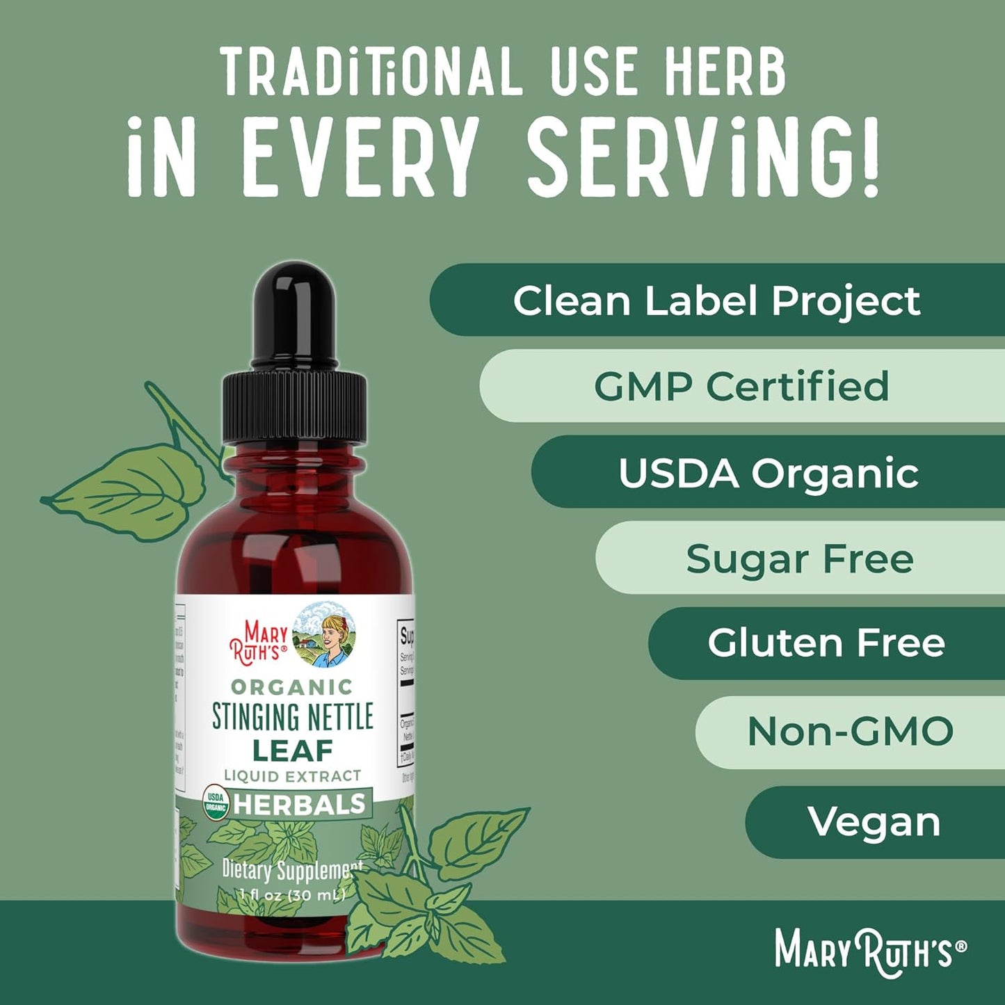 USDA Organic Ashwagandha Root Liquid Drops by MaryRuth's | Adaptogenic, Nervine, Neuroprotective | May Help Alleviate Stress & Regulate Homeostasis | Non-GMO, Vegan, 1oz