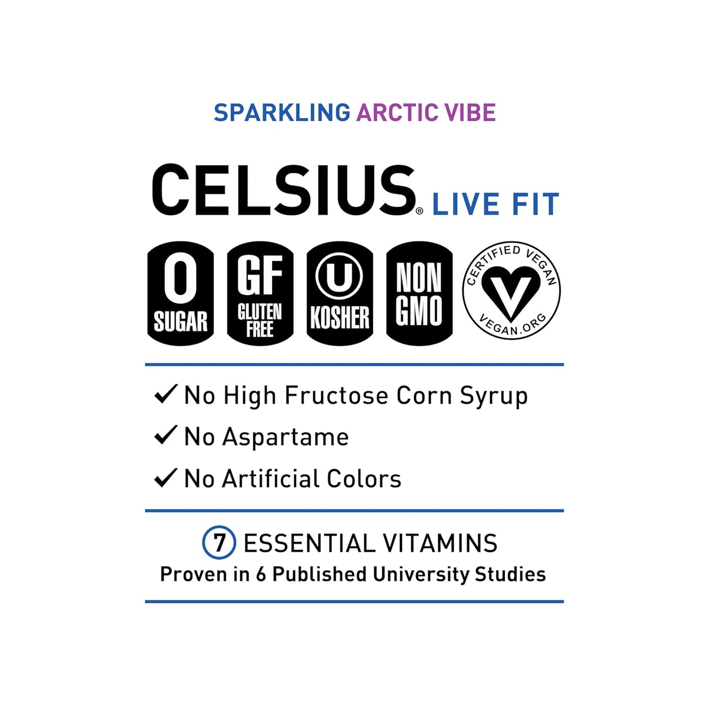 CELSIUS Sparkling Orange, Functional Essential Energy Drink 12 Fl Oz