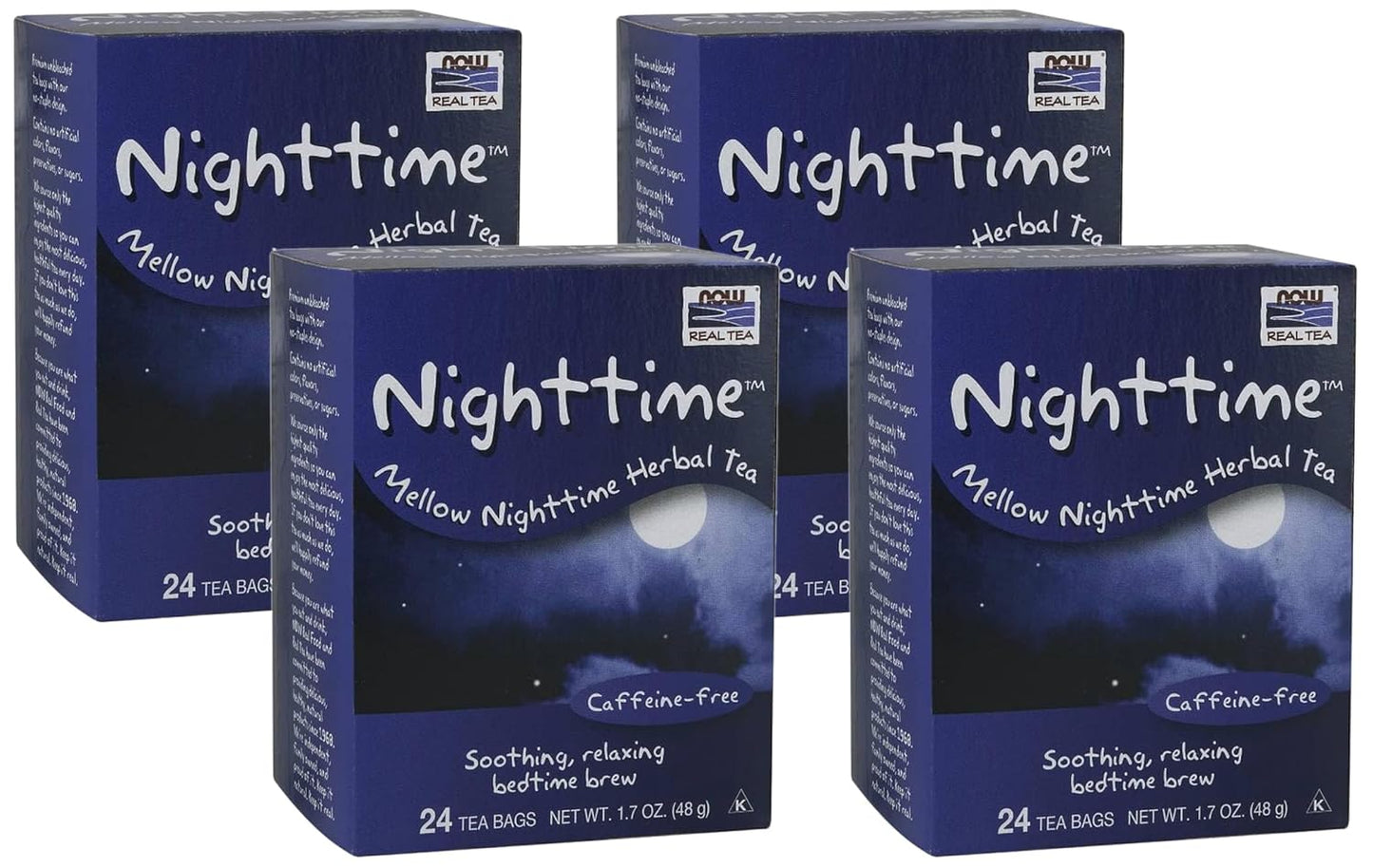 NOW Foods, Chamomile Tea, Comfort in a Cup, Relaxing and Caffeine-Free, Non-GMO, Premium Unbleached Tea Bags with No-Staples Design, 24-Count