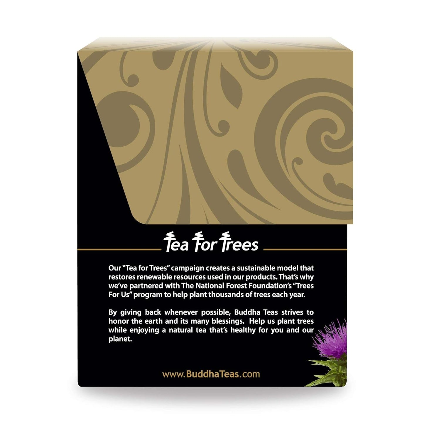 Buddha Teas Organic Dandelion Root Tea – 18 Bleach-Free Tea Bags – Caffeine-Free Tea with a Rich, Earthy Taste, Natural Source of Vitamins, Minerals, and Antioxidants, Kosher, GMO-Free