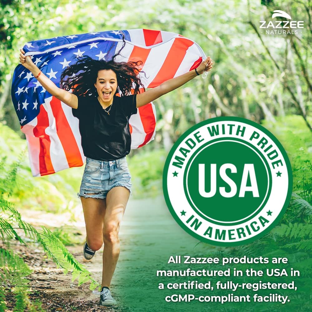 Zazzee Organic Spirulina Powder, 2.2 Pounds (1 KG), USDA Certified, 303 Servings, 100% Pure, Non-Irradiated, Mess-Free Wide Mouth Container, Fresh Smell and Neutral Taste, Vegan, Non-GMO, Gluten-Free