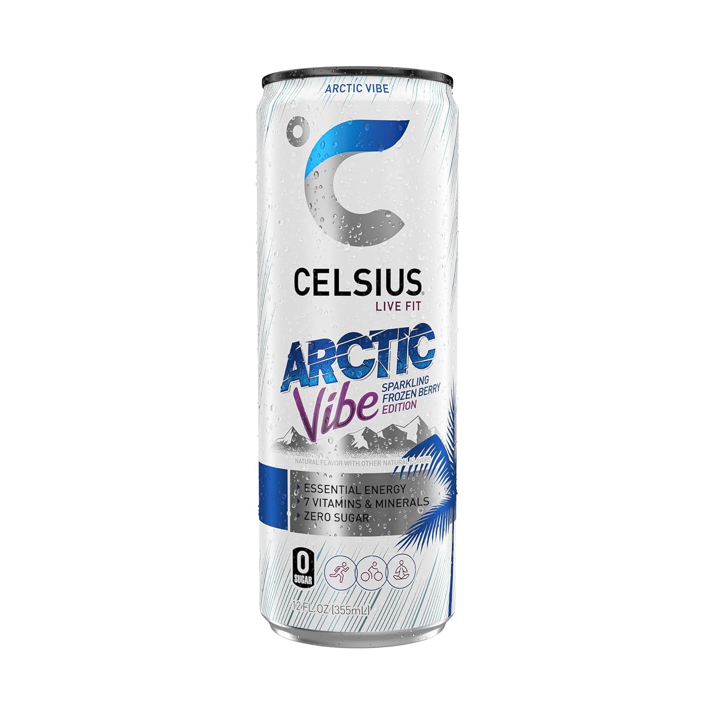 CELSIUS Sparkling Orange, Functional Essential Energy Drink 12 Fl Oz