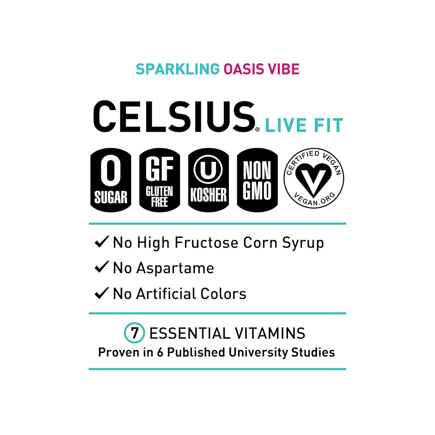CELSIUS Sparkling Orange, Functional Essential Energy Drink 12 Fl Oz