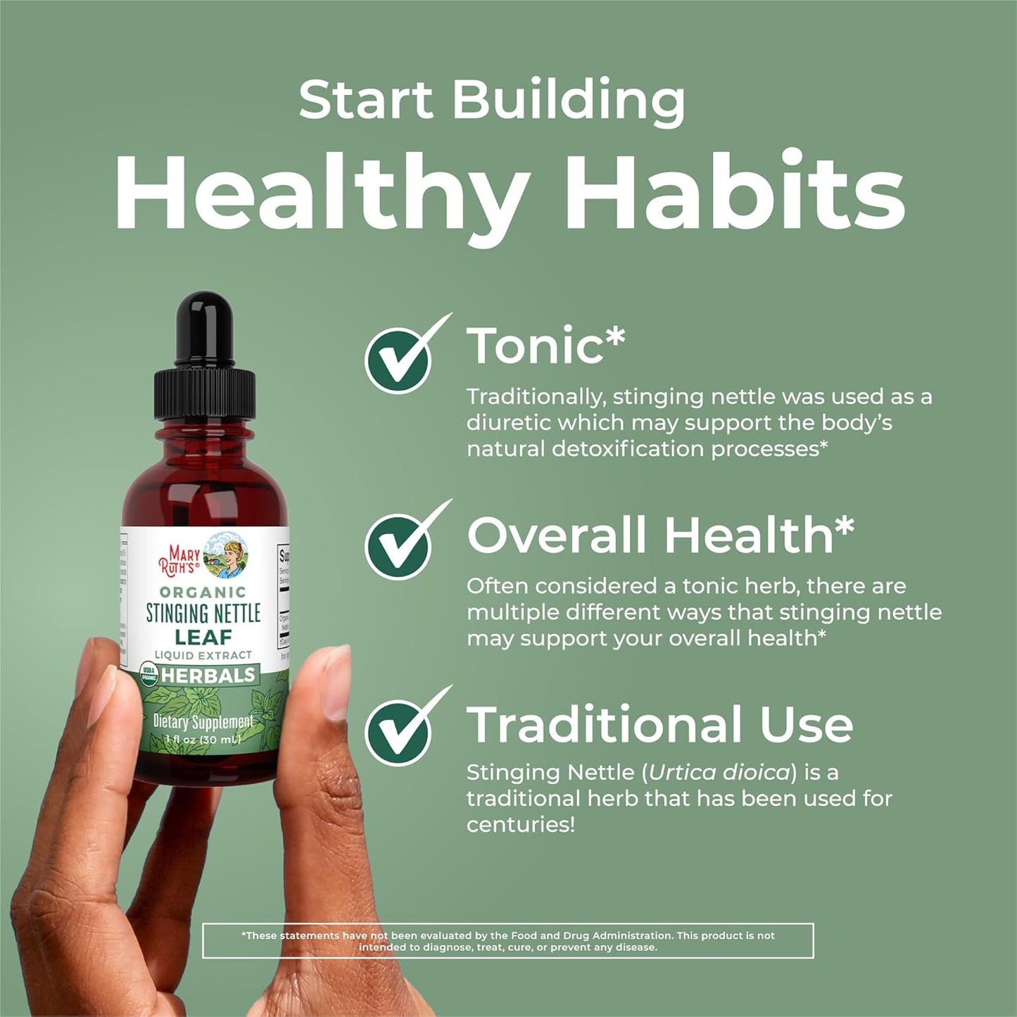 USDA Organic Ashwagandha Root Liquid Drops by MaryRuth's | Adaptogenic, Nervine, Neuroprotective | May Help Alleviate Stress & Regulate Homeostasis | Non-GMO, Vegan, 1oz