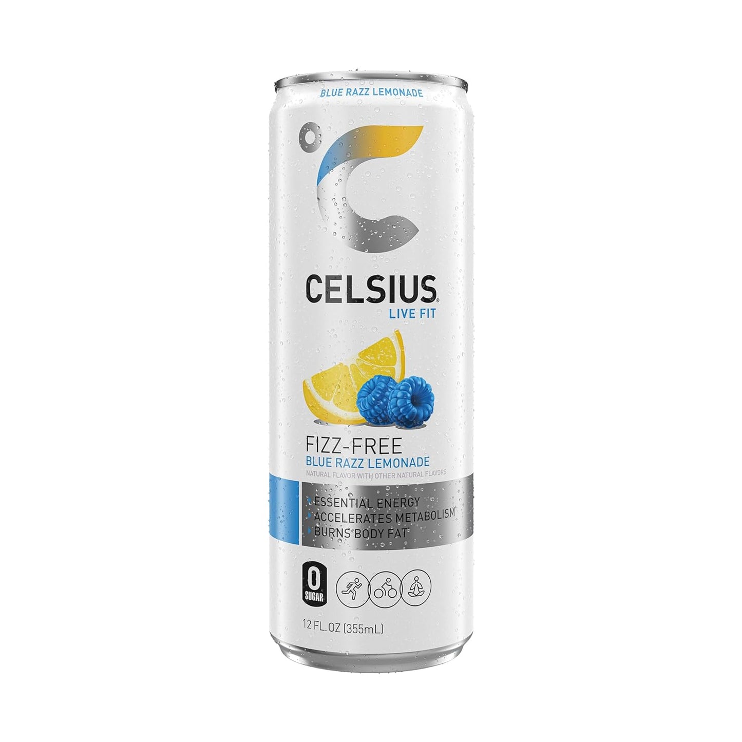 CELSIUS Sparkling Orange, Functional Essential Energy Drink 12 Fl Oz