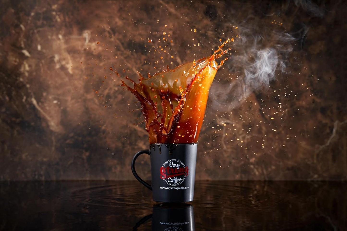 Very Strong Coffee Whole Coffee Beans - 500g 100% Robusta High Roast Twice the Caffeine Twice the Taste (Whole Beans, 500g)