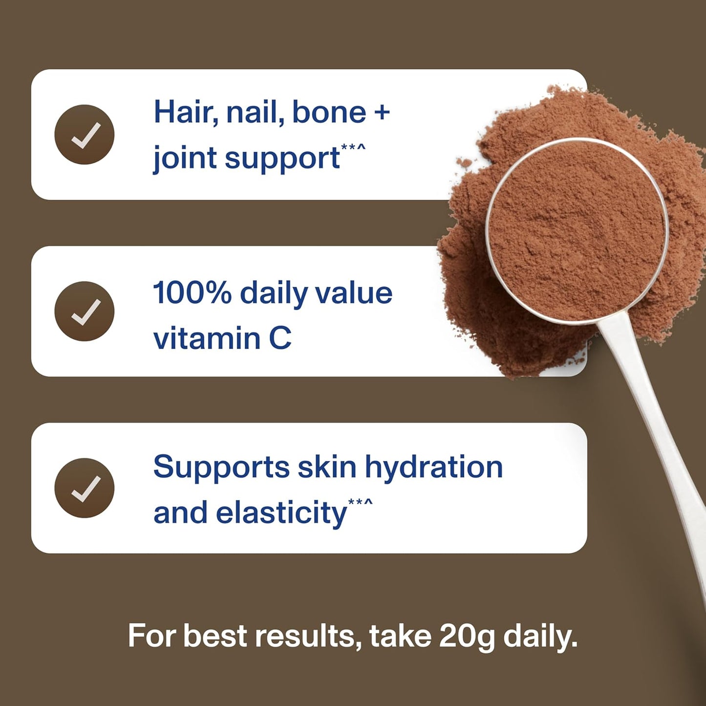 Vital Proteins Collagen Peptides Powder Advanced with Hyaluronic Acid & Vitamin C - 20oz Collagen Protein, Unflavored, 27 Servings