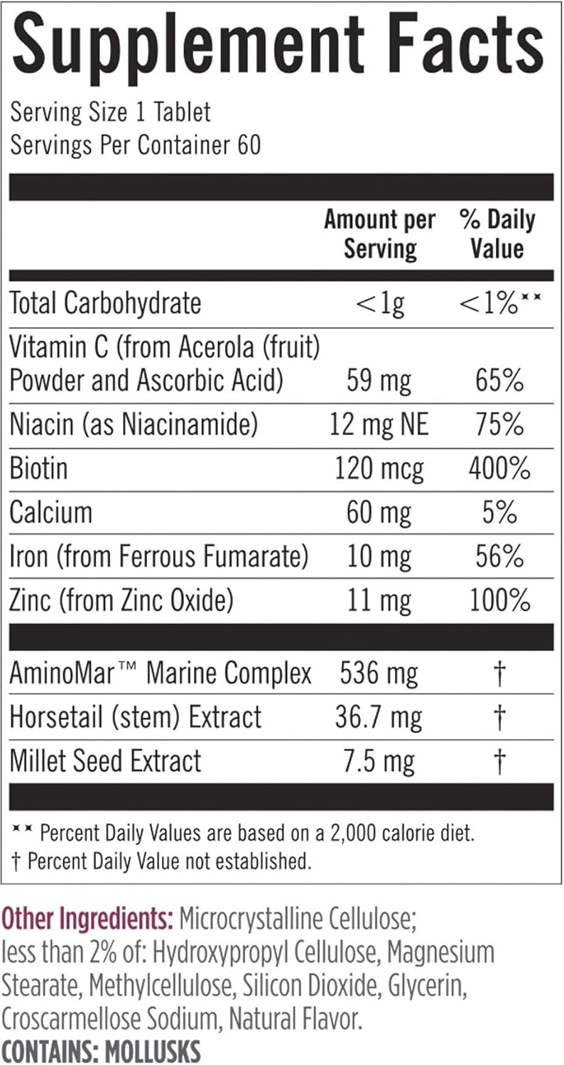 Viviscal Hair Growth Supplements For Women For Thicker, Fuller Hair, Nourishes Thinning & Loss, With Proprietary Collagen Complex, 180 Tablets, 3 Month Supply