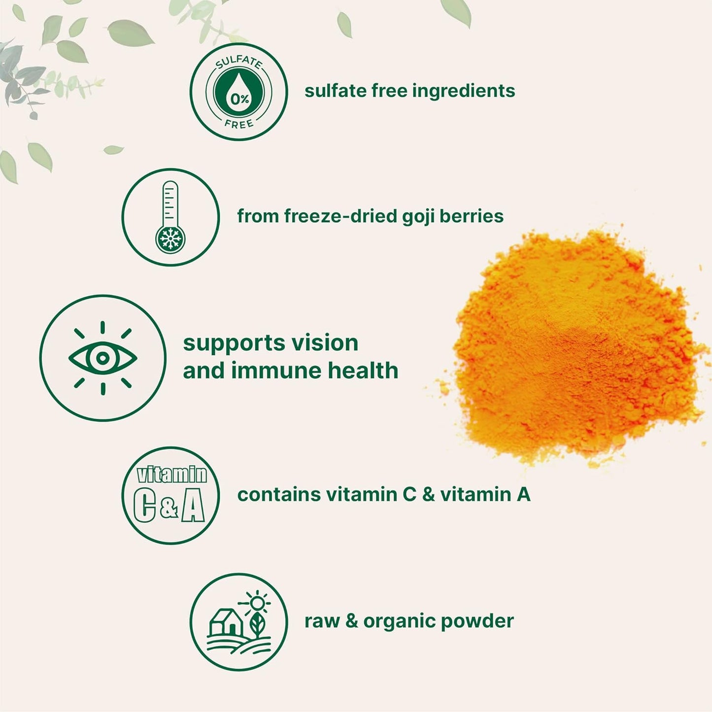 Organic Acerola Powder, 8oz | Natural Organic Vitamin C Superfood | No Sugar & Additives | Great Flavor for Drinks, Smoothie, & Beverages | Non-GMO & Vegan Friendly, Brazil Origin