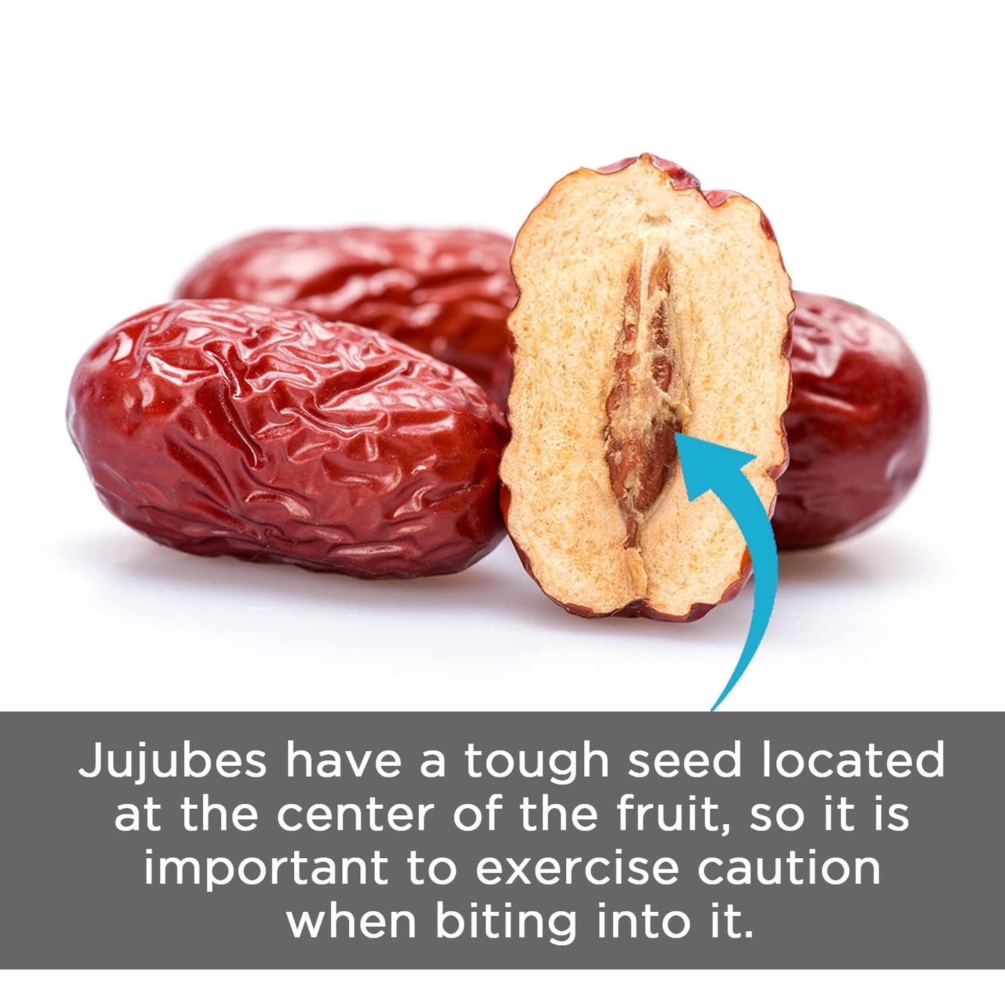 NESTLADY Premium Jujube Date, Red Date (Hong Zao), 100% Natural, Improve sleep, Health Snack, Dried Fruit, Sweet and Chewy Net weight: 454g (1LB),Packed in USA