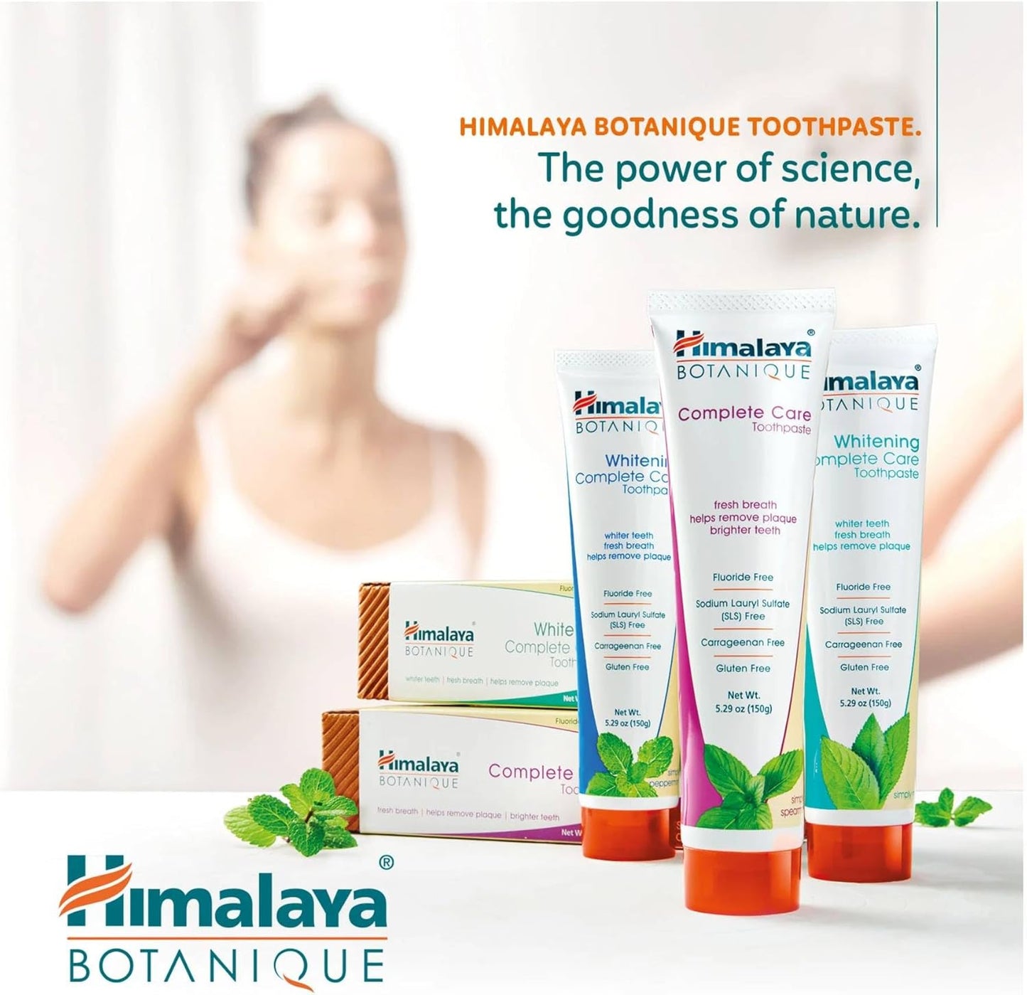 BOTANIQUE TOOTHPASTE-WHITENING-SIMPLY MINT