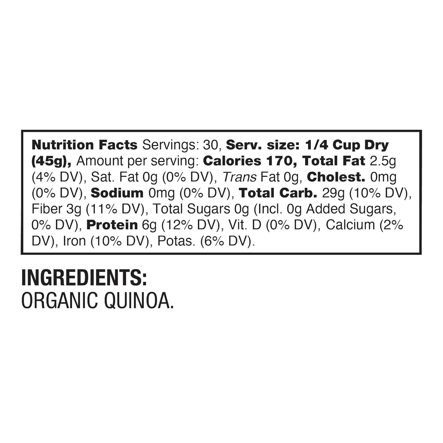 BetterBody Foods Organic Quinoa, 1 Lb