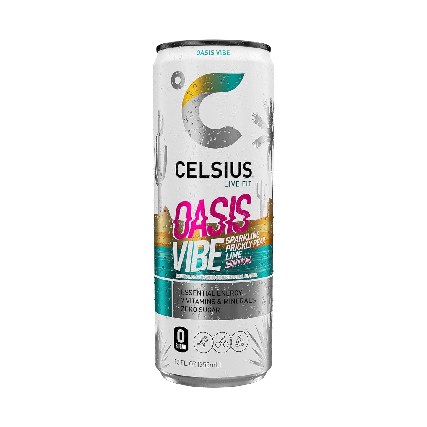CELSIUS Sparkling Orange, Functional Essential Energy Drink 12 Fl Oz