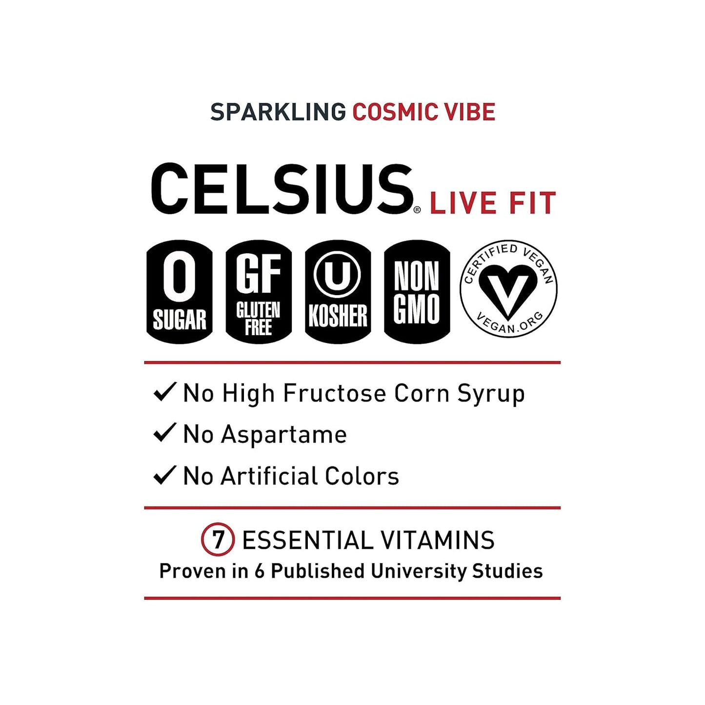 CELSIUS Sparkling Orange, Functional Essential Energy Drink 12 Fl Oz