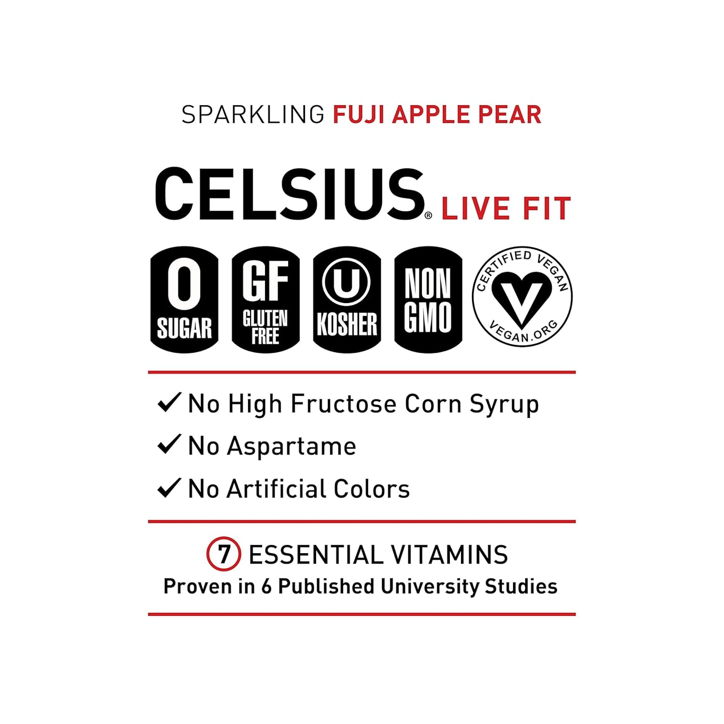 CELSIUS Sparkling Orange, Functional Essential Energy Drink 12 Fl Oz